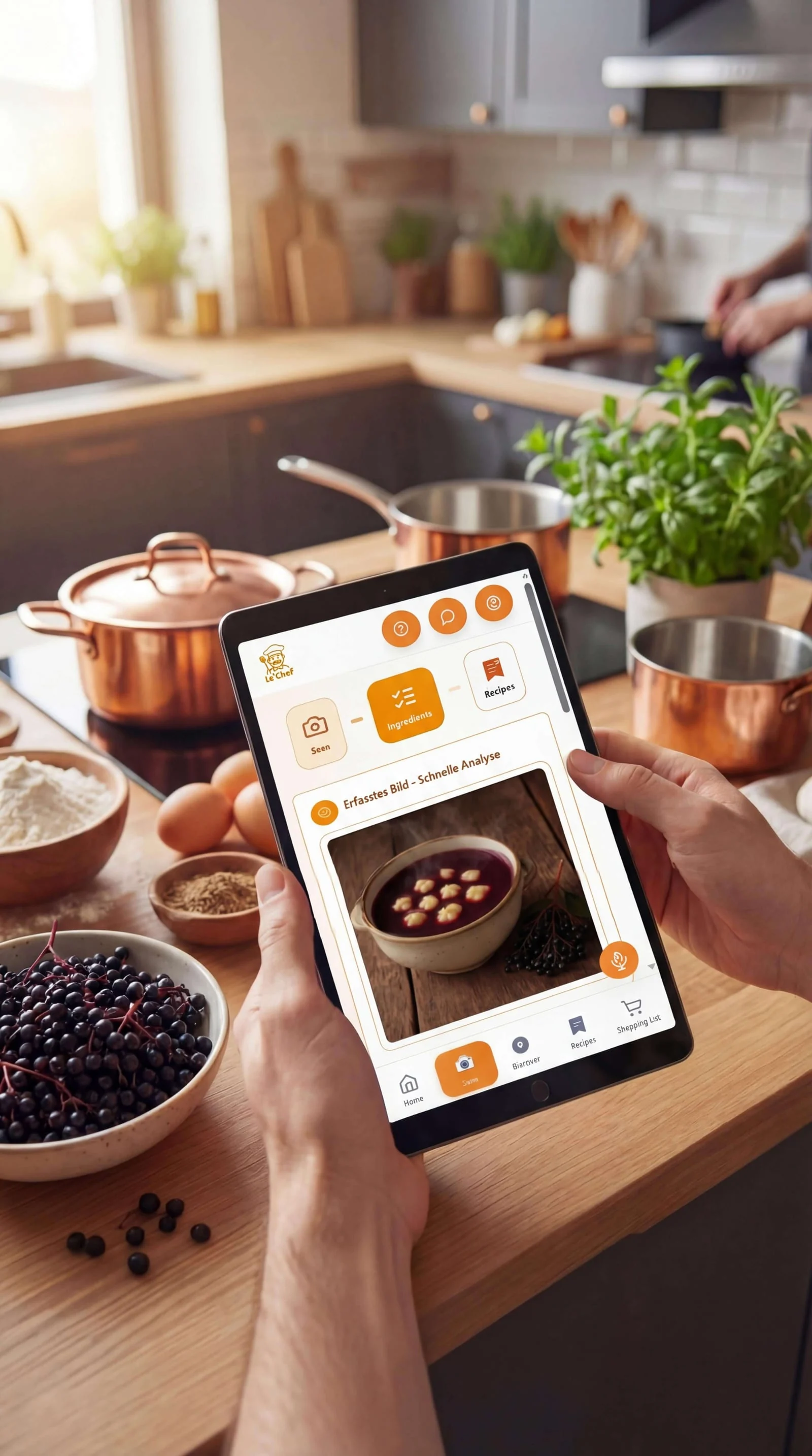 le’Chef app in action